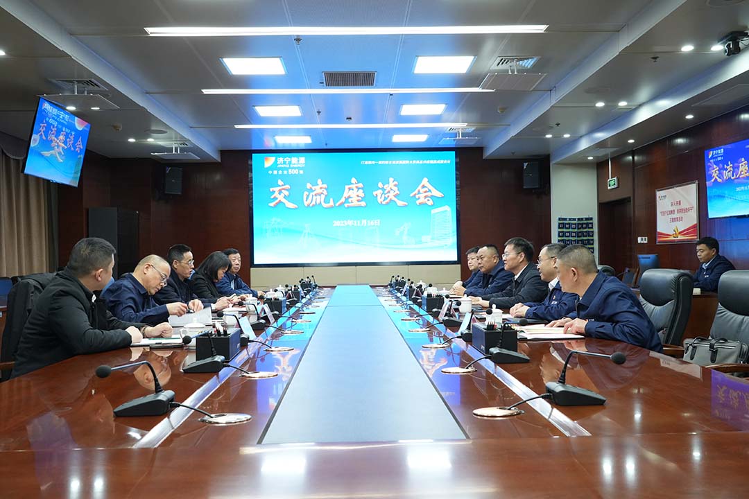 江苏新长江实业集团客人到访济宁能源调研座谈