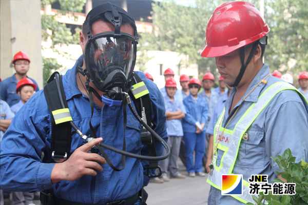 金威热电公司开展煤粉爆炸应急救援演练