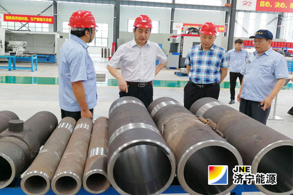 虢洪增到海纳科技公司调研指导工作