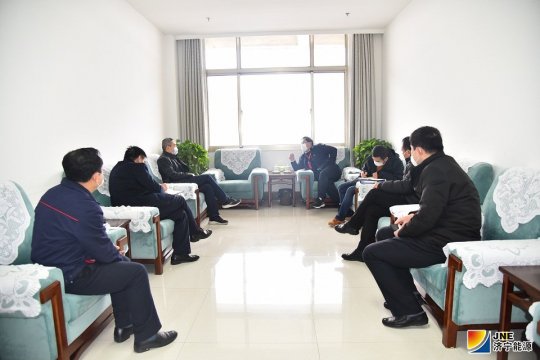 曹勇到微山金源煤矿督导疫情防控工作