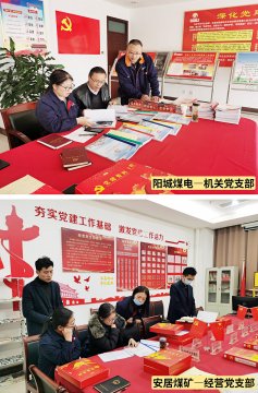 安居煤矿与阳城煤电联合开展基层党建工作互查活动