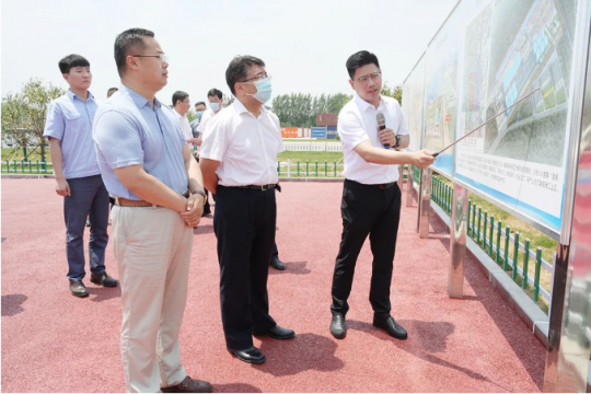 省发改委稳增长调研服务工作组到跃进港、梁山港考察调研