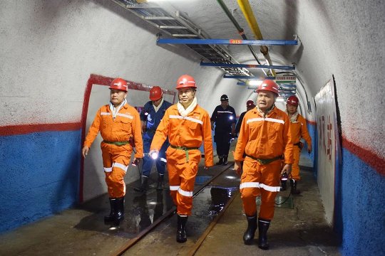 李振国、刘晓林先后到金桥煤矿督导检查安全生产工作