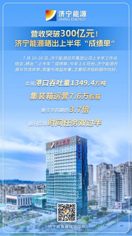 一组海报带你速览！济宁能源上半年收获满满