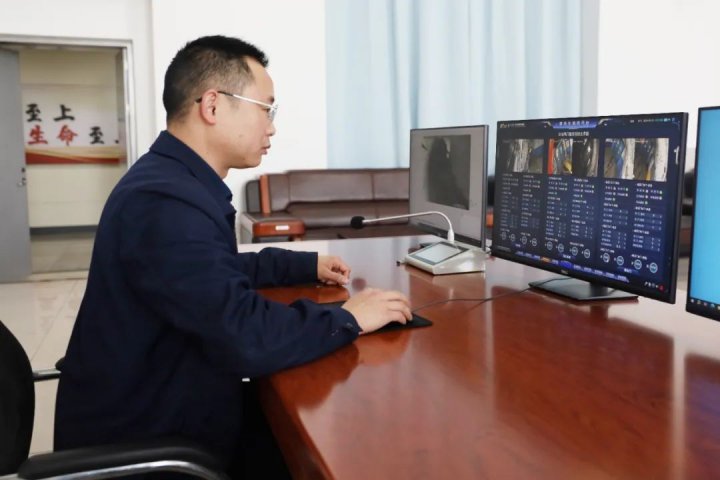 济宁能源集团风门远程监控系统首次投入使用